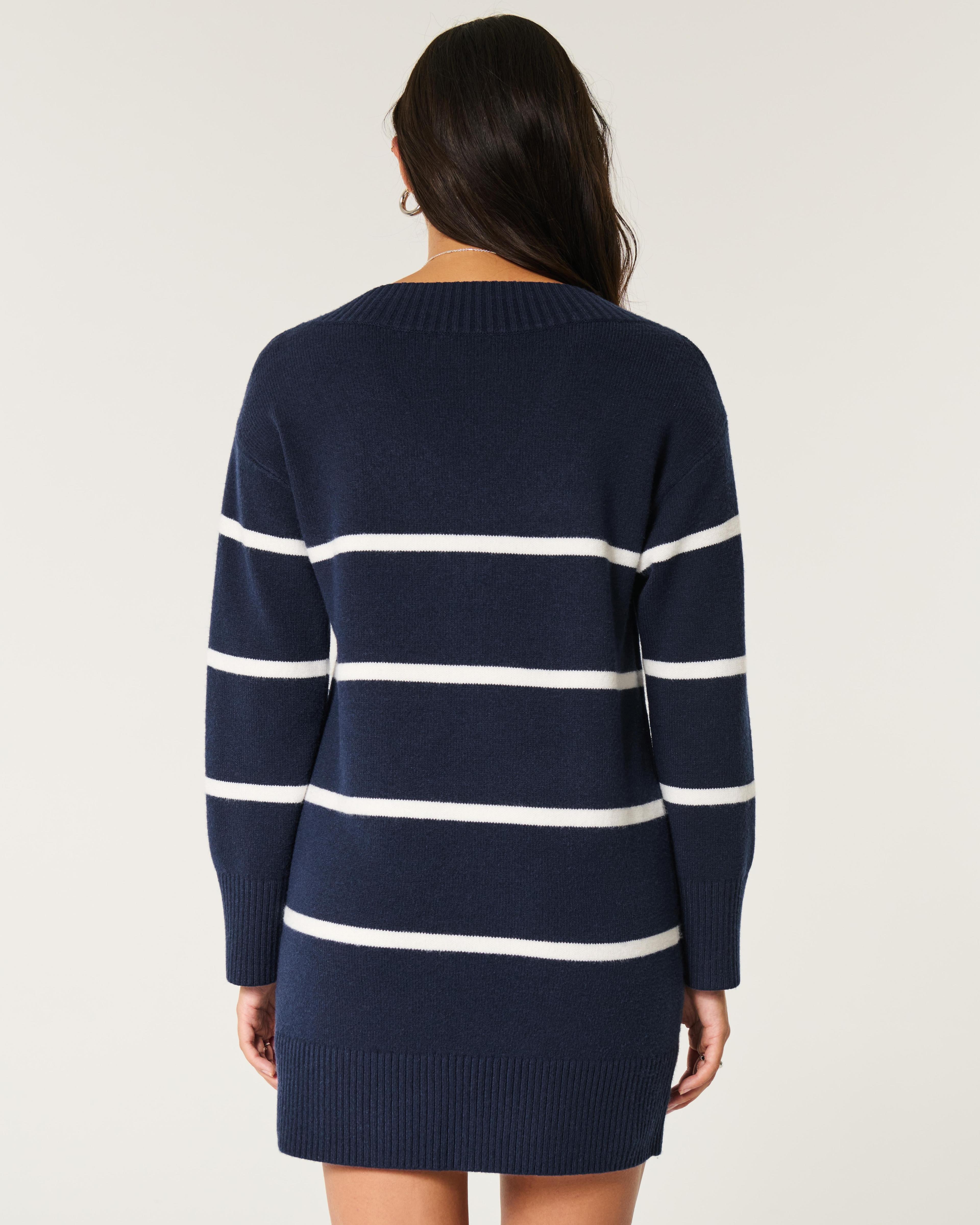 On/Off the shoulder Jersey Sweater Dress Product Image