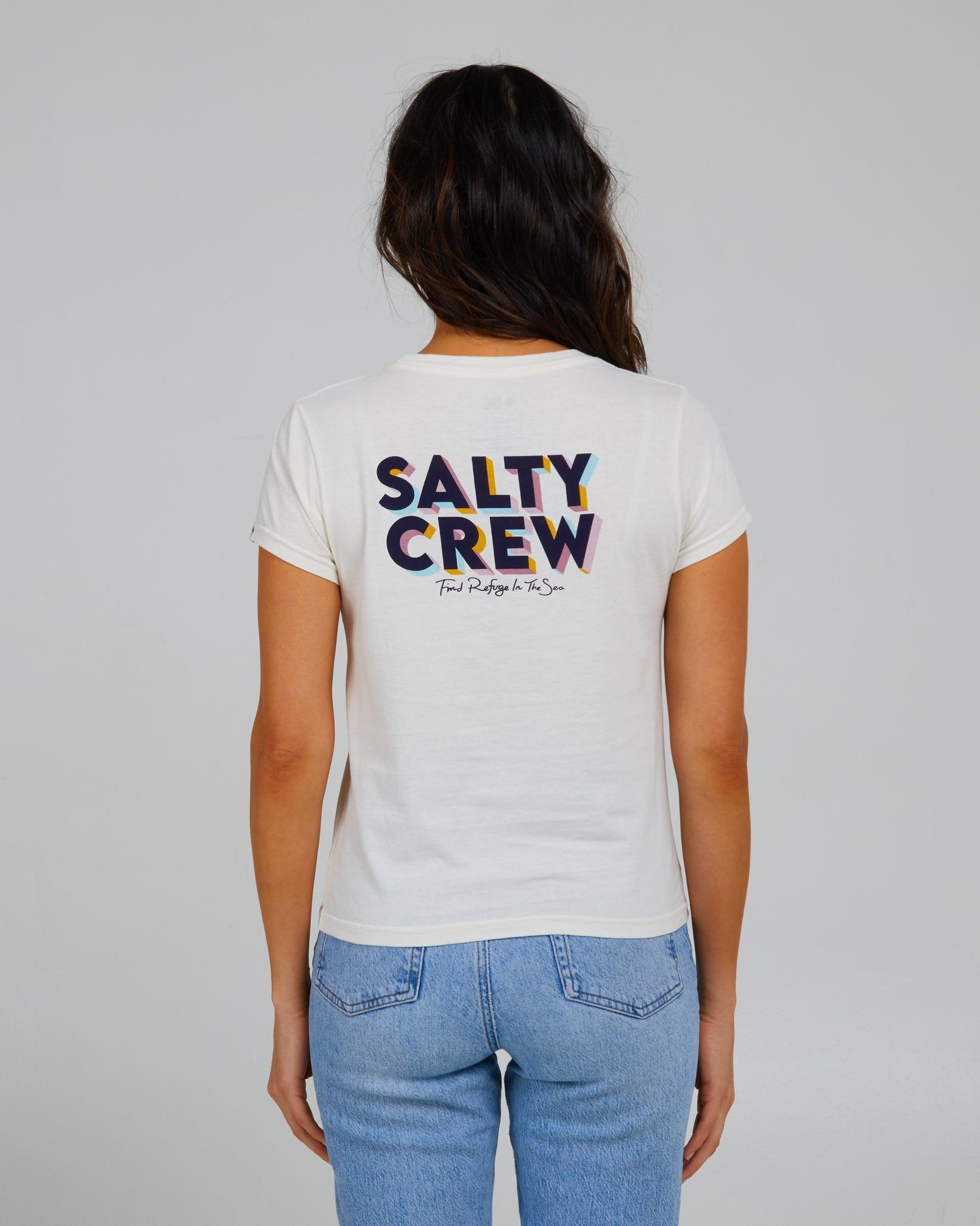 Jolly Off White Modern Tee Female Product Image