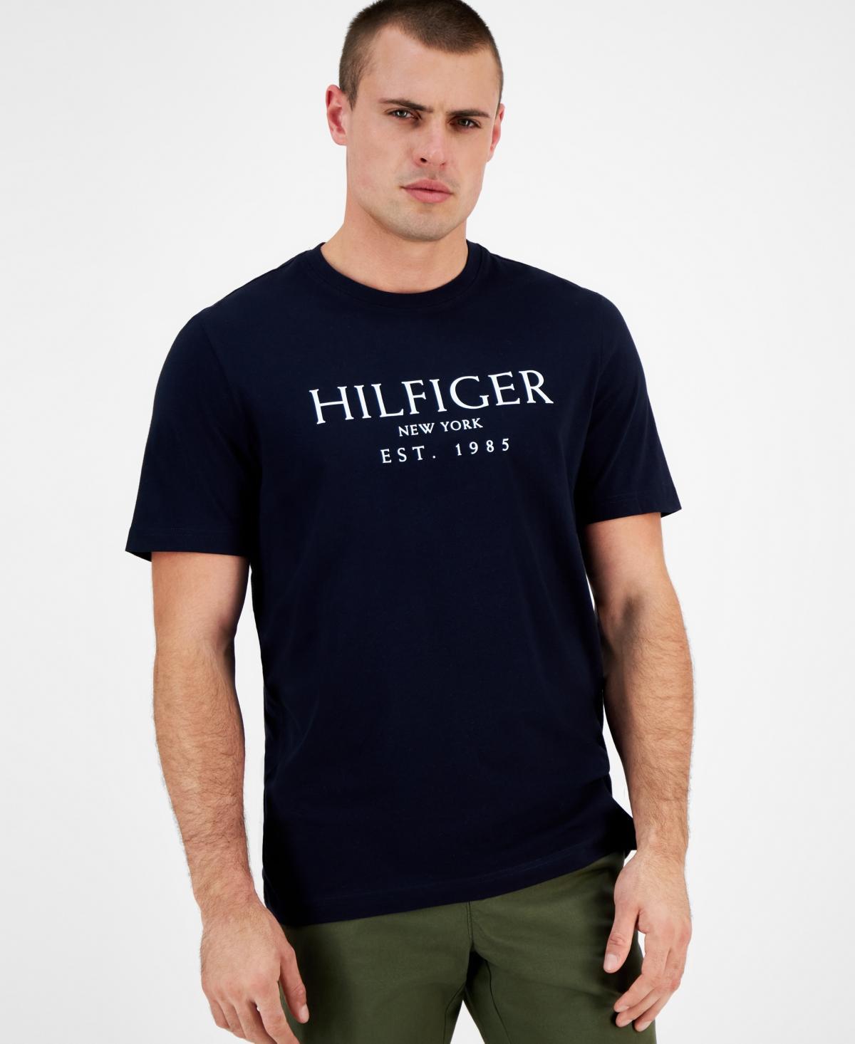 Tommy Hilfiger Mens Short Sleeve Crewneck Logo T-Shirt Product Image