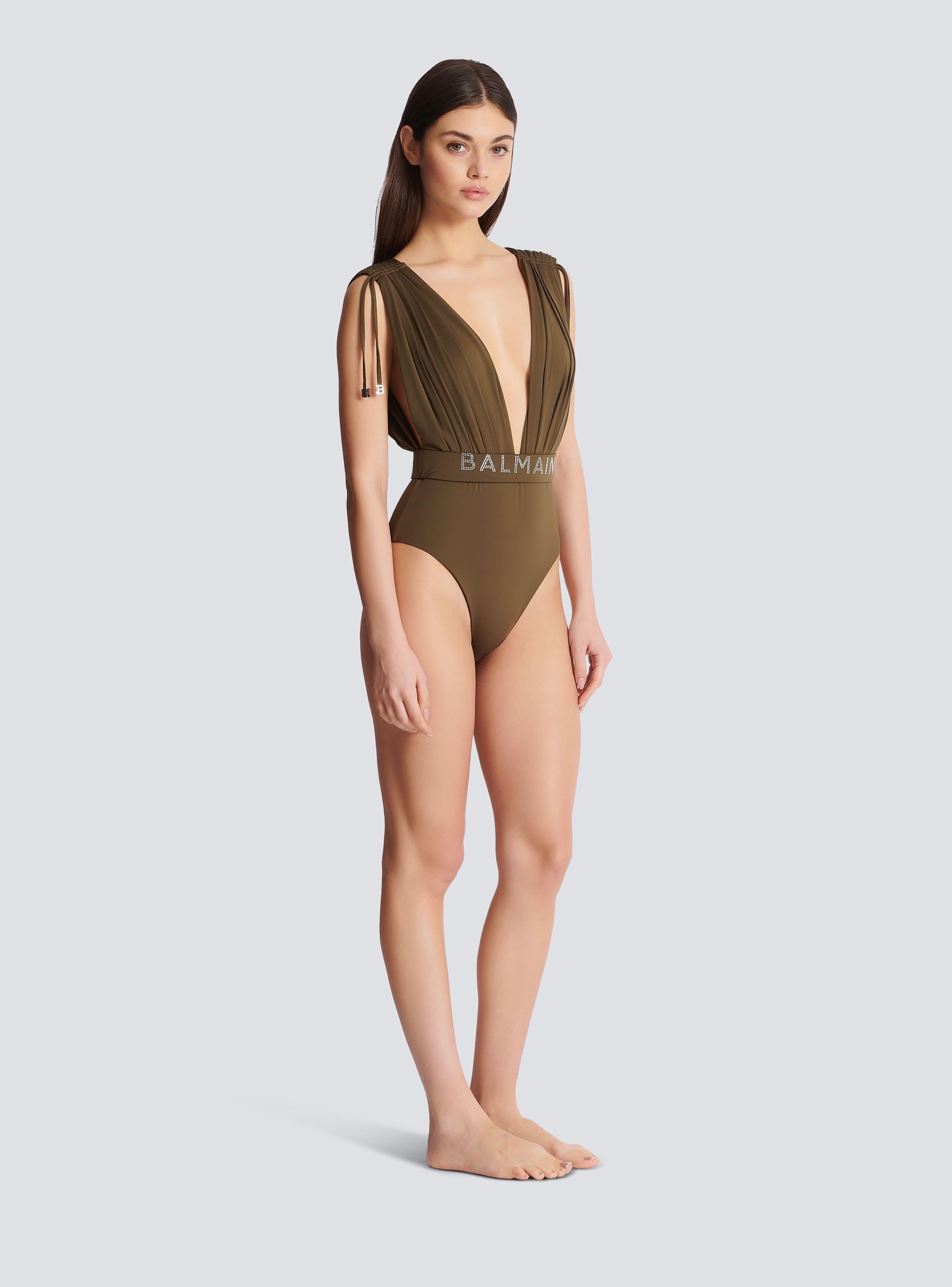 Draped swimsuit Product Image