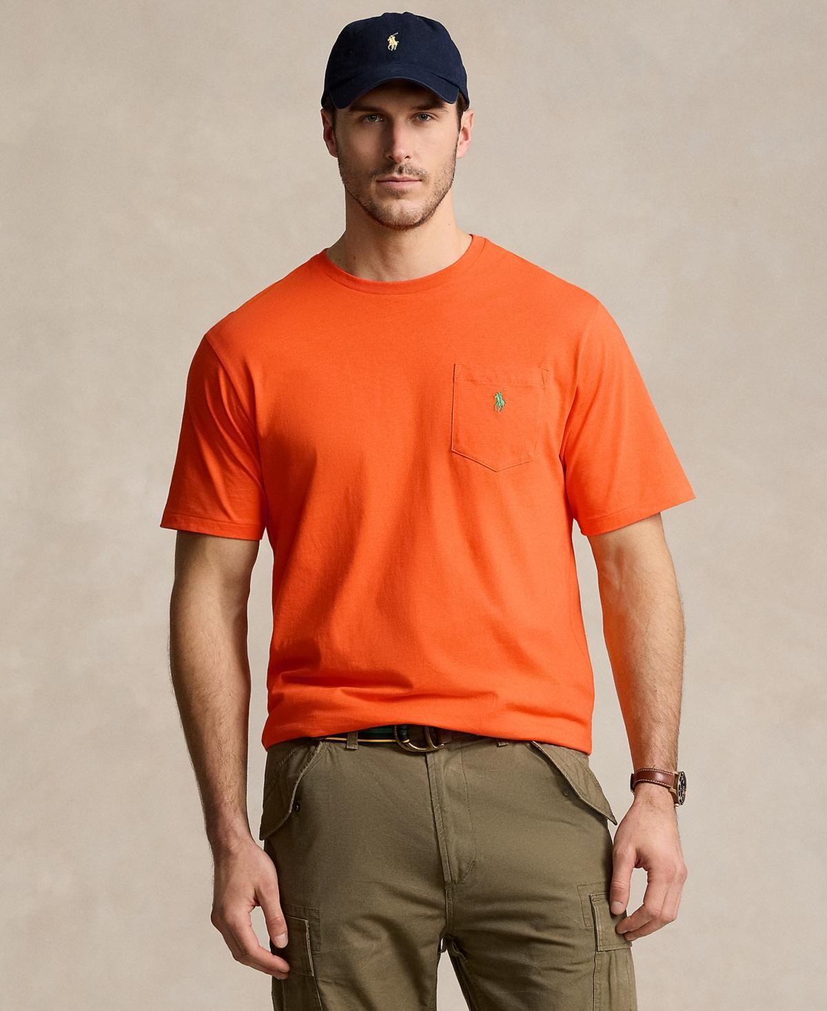 Polo Ralph Lauren Mens Big & Tall Cotton Jersey T-Shirt - Expedition Dune Heather Product Image