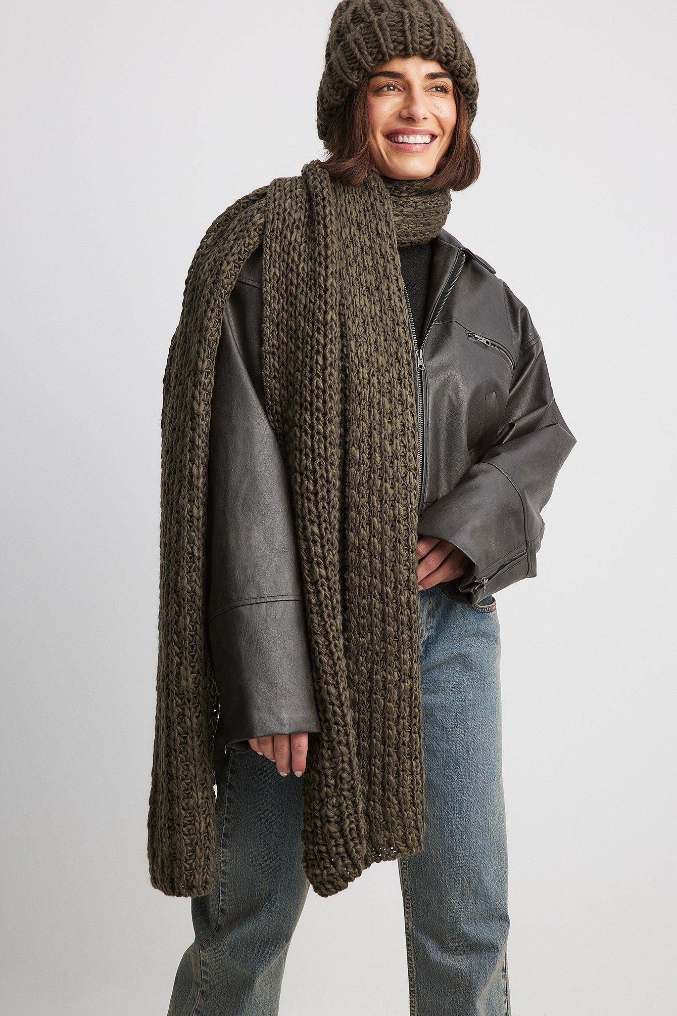 Chunky Knitted Scarf Product Image