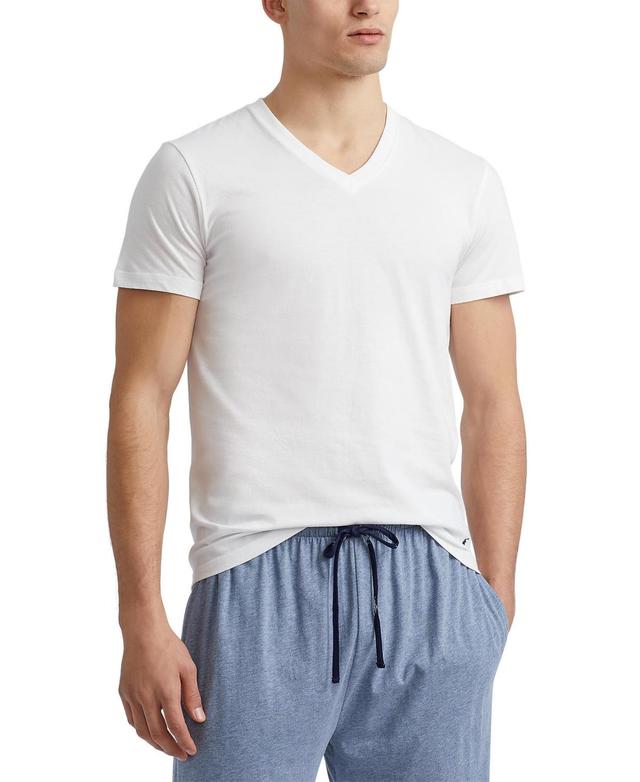 Polo Ralph Lauren Mens Classic-Fit V-Neck Undershirts, 5+ 1 Free Bonus Pack Product Image