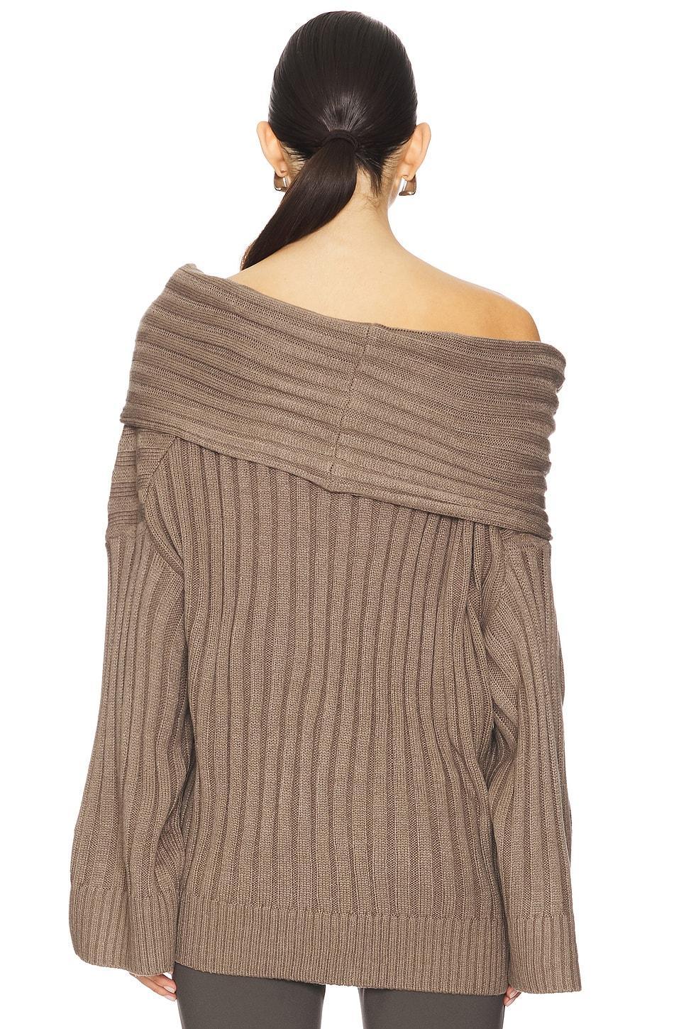 Oversized Off Shoulder Sweater WeWoreWhat Product Image