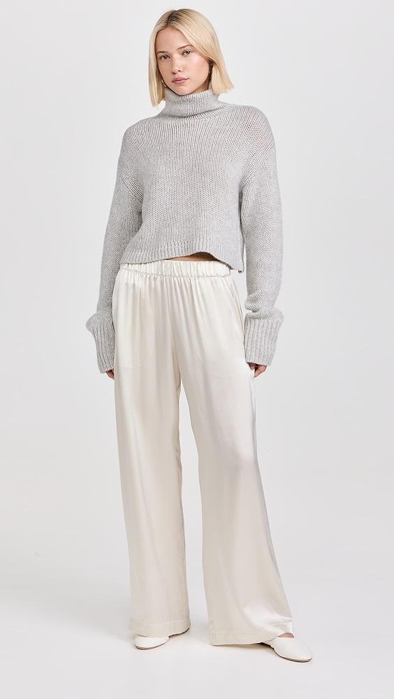 Sablyn Crop Turtleneck Cashmere Sweater | Shopbop Product Image