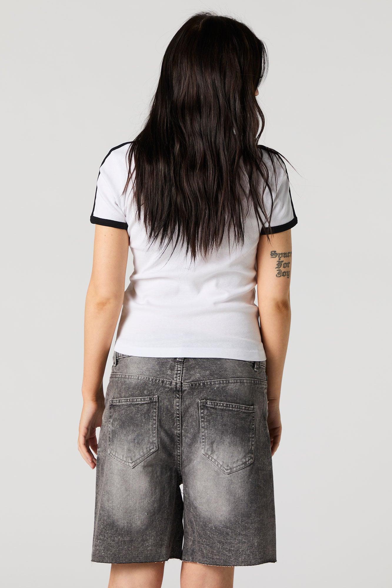 Longline Denim Short Female Product Image