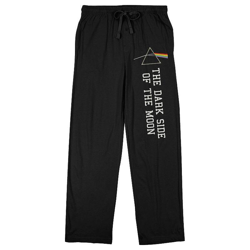 Mens Pink Floyd Dark Side of the Moon Sleep Pants Black Product Image