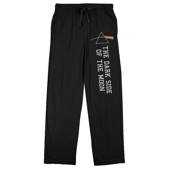 Mens Pink Floyd Dark Side of the Moon Sleep Pants Black Product Image