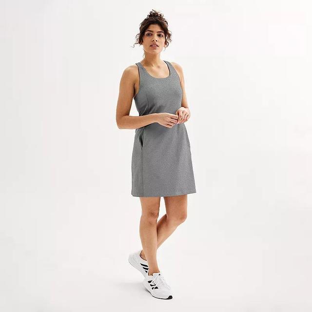 Womens Tek Gear Ultrastretch Dress with Built-In Bra Grey Product Image