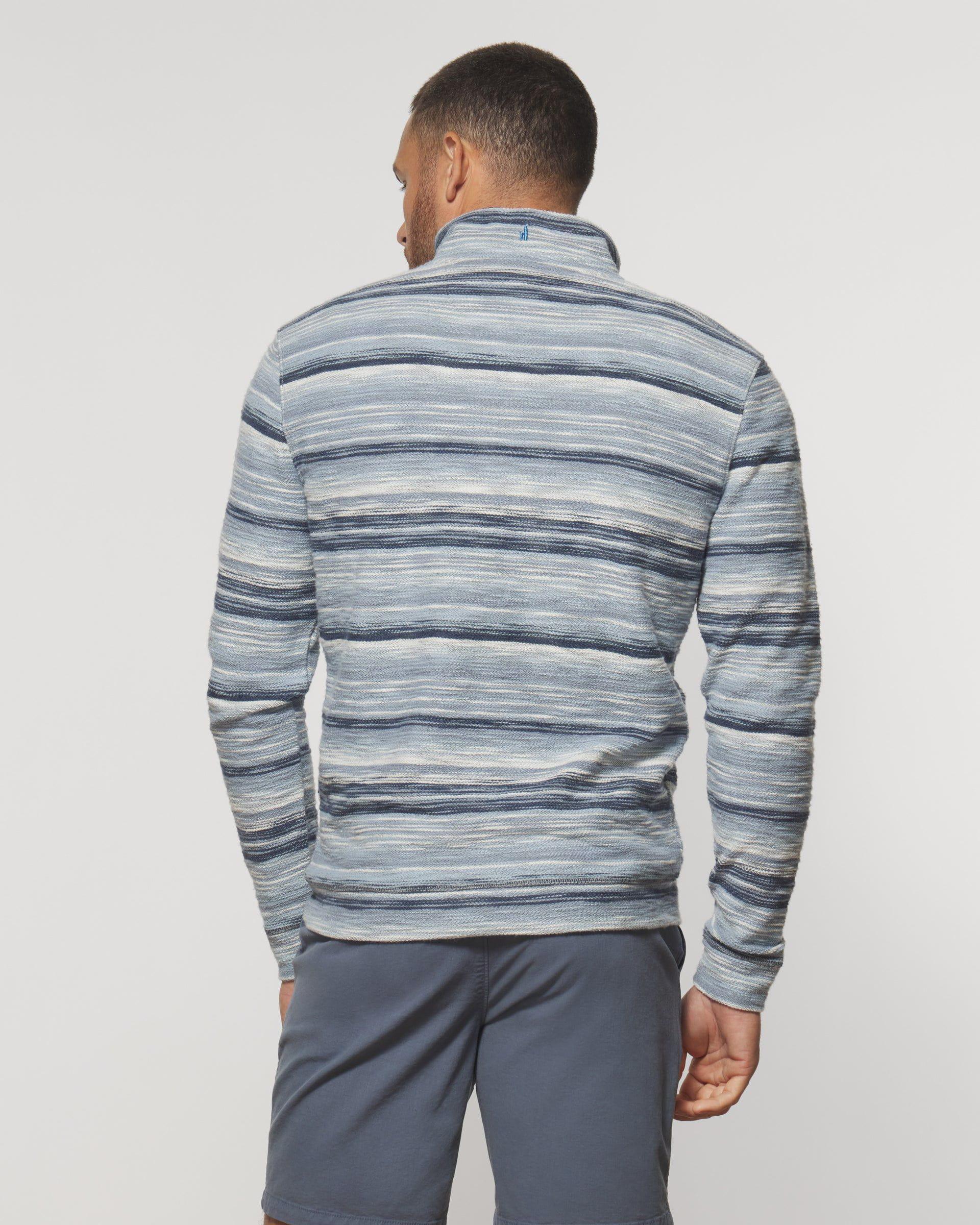 Weavers Striped 1/4 Zip Pullover Male Product Image