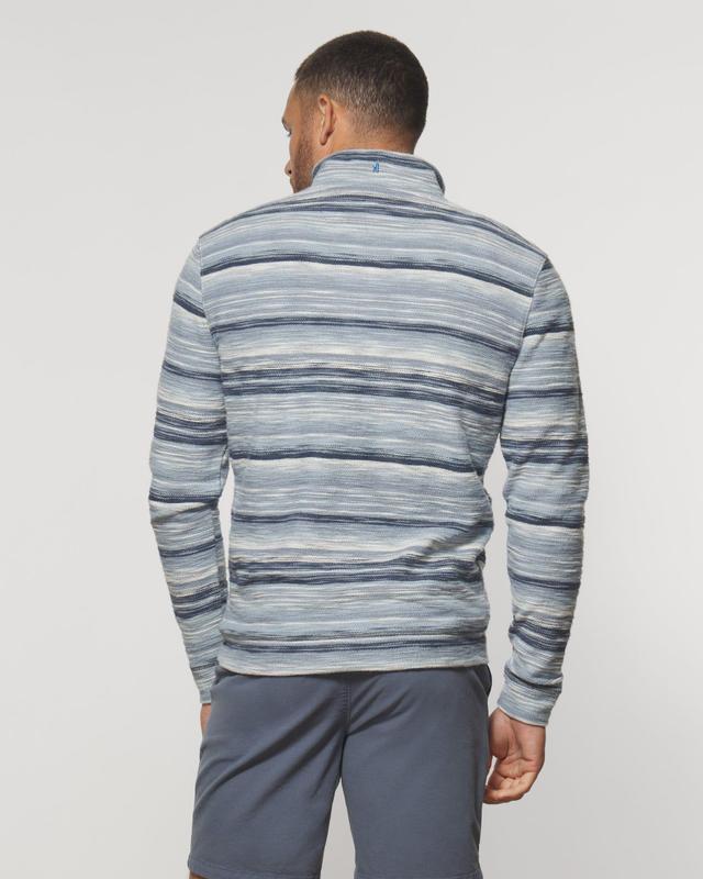 Weavers Striped 1/4 Zip Pullover Male Product Image