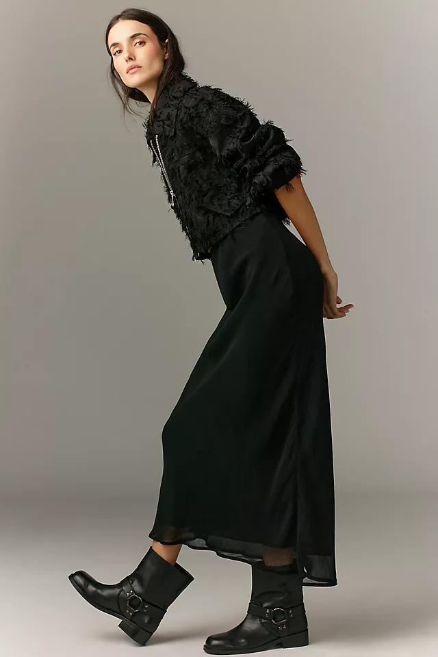 The Tilda Maxi Slip Skirt: Chiffon Edition Product Image