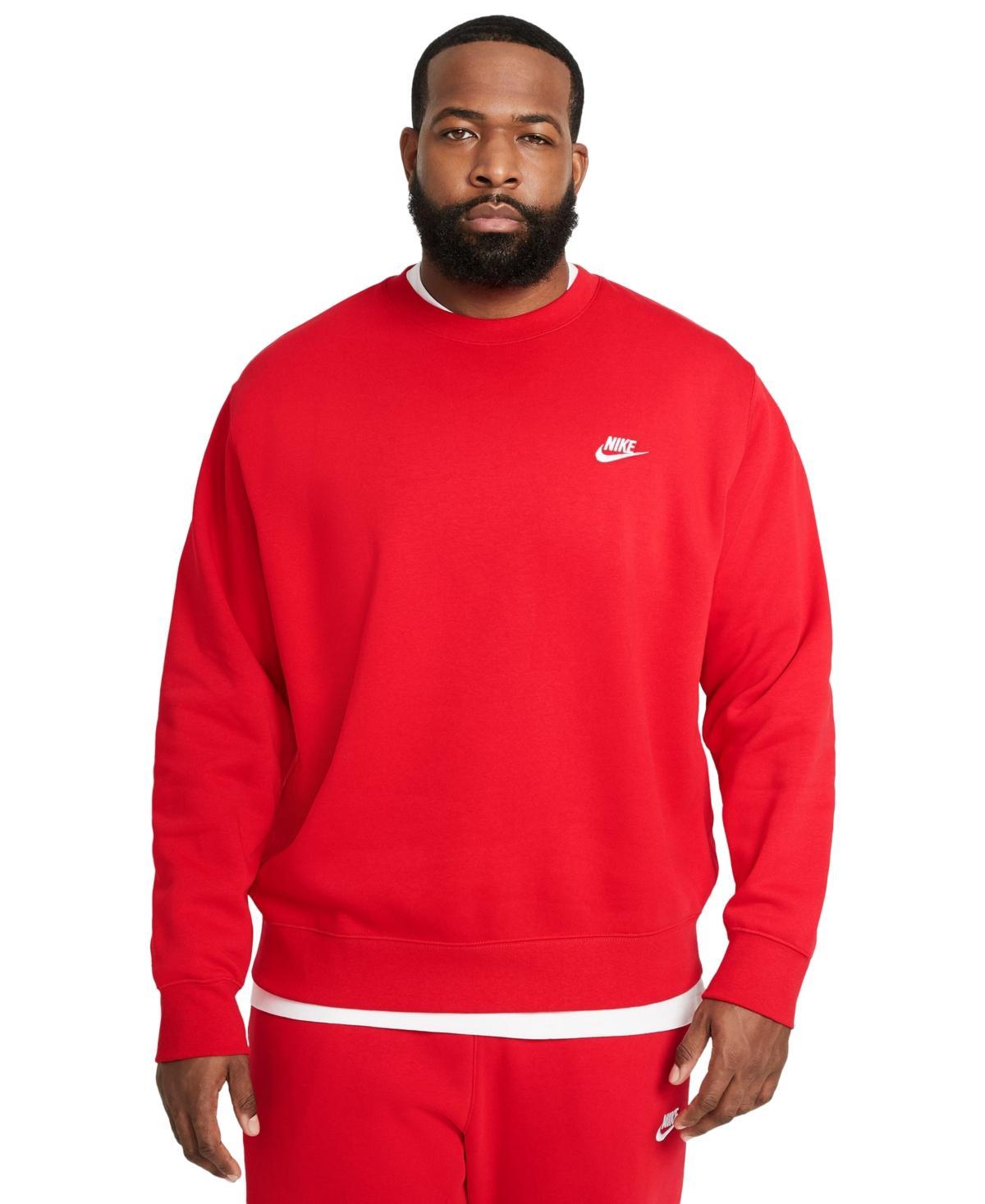 Nike Mens Club Fleece Crew Sweatshirt - Sail Product Image