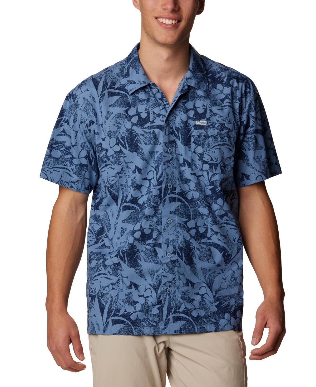 Columbia Mens PFG Trollers Best  Short Sleeve Shirt   Tall- Product Image