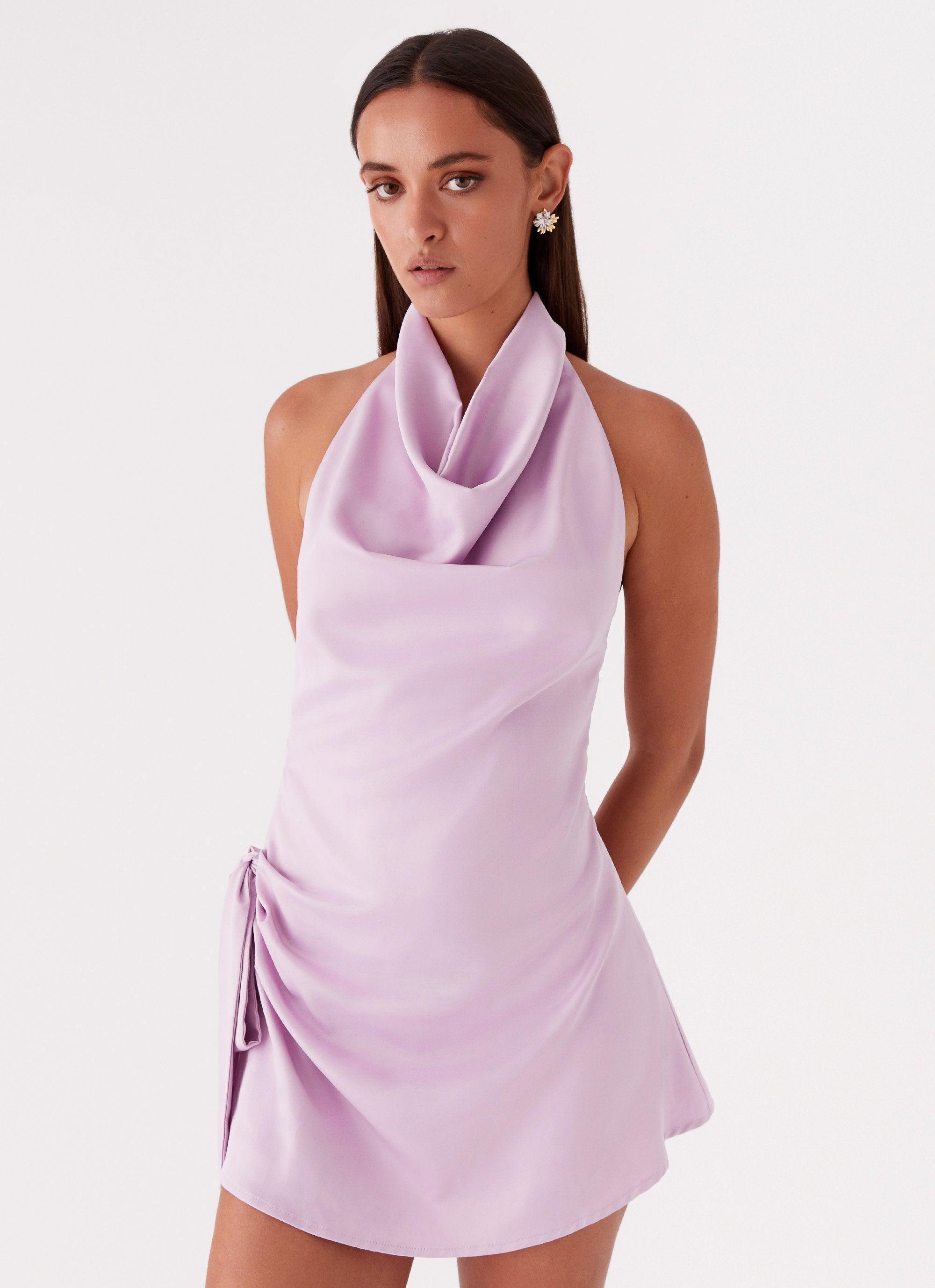 Something About You Mini Dress - Lilac Product Image