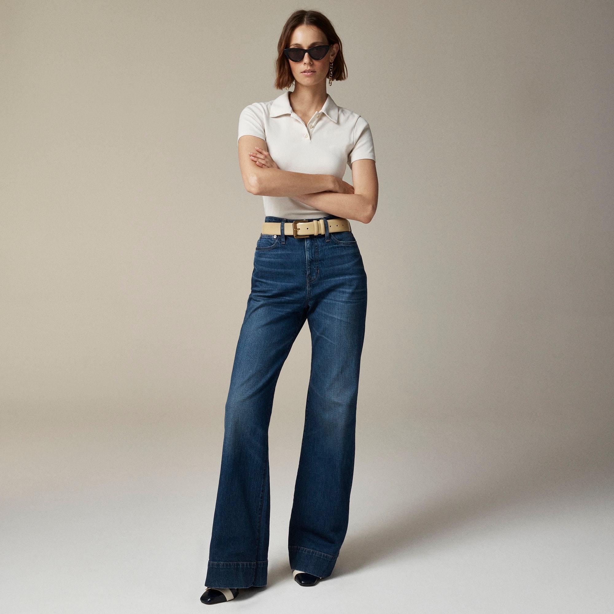 Curvy denim trouser in 1996 semi-stretch Product Image