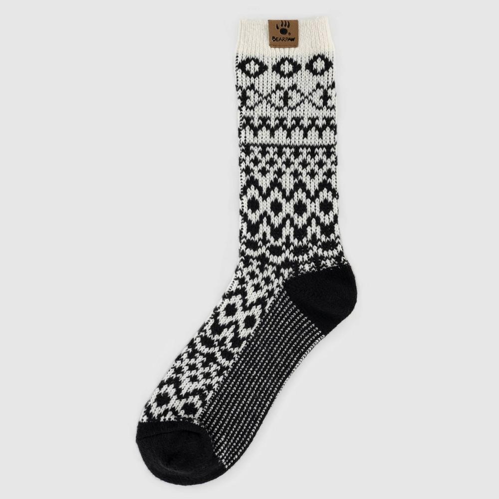 Bearpaw Womens Fair Isle Pucker Textured Boot Socks 5-10 Product Image