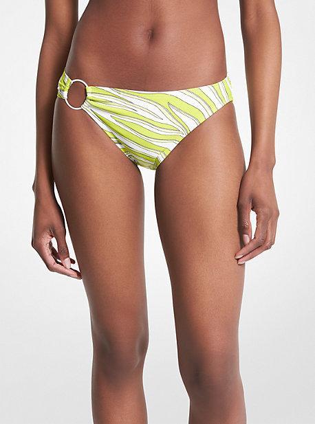 Zebra Print Bikini Bottom Product Image