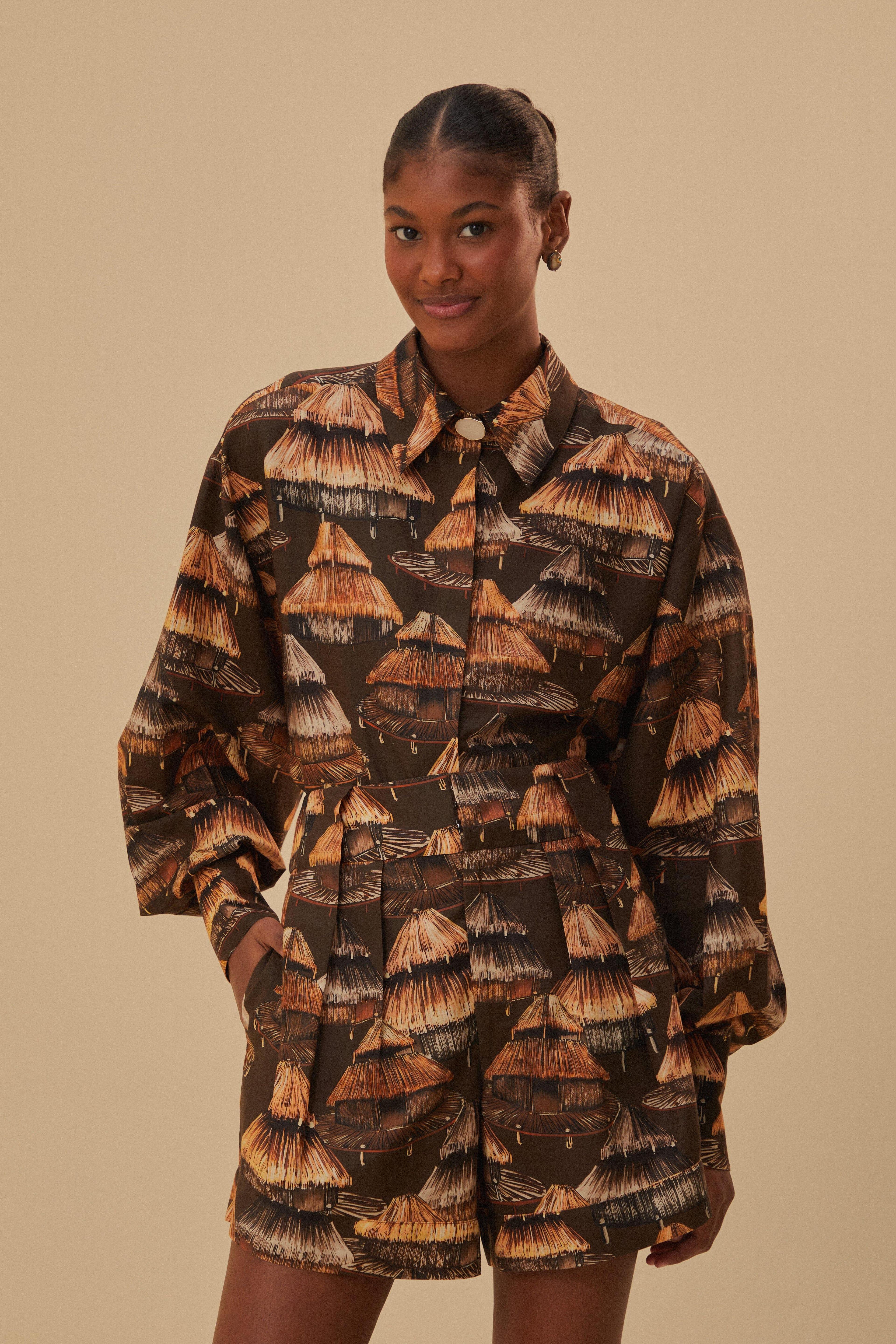 Brown Shuhu Short, SHUHU BROWN / M Product Image