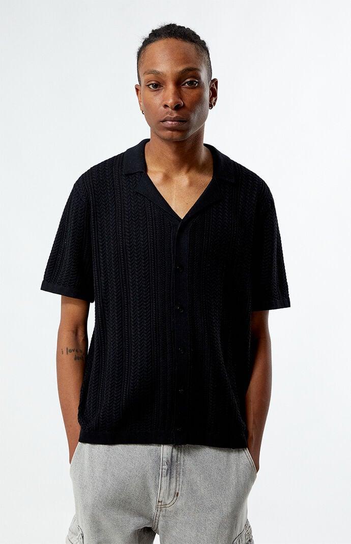 Men's Cropped Knit Shirt - Product Image