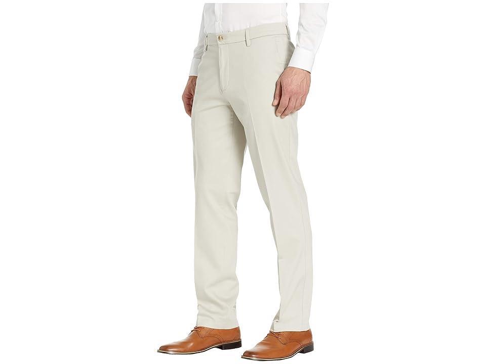 Mens Dockers Signature Khaki Lux Straight-Fit Creased Stretch Pants Blue Product Image