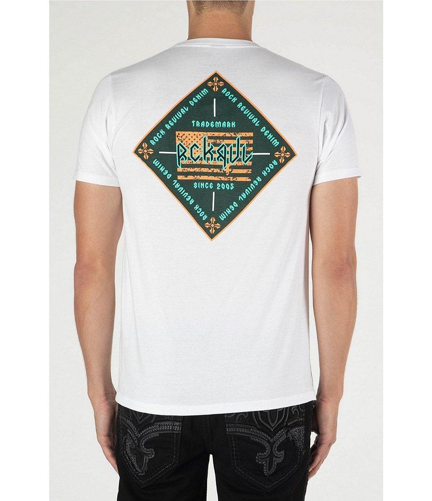 Rock Revival Short Sleeve Diamond Graphic T-Shirt Product Image