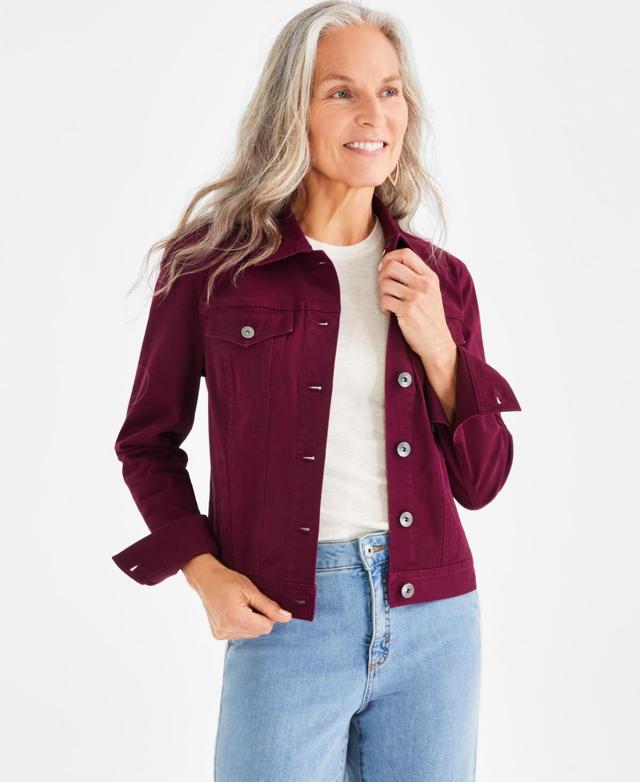 Women's Classic Denim Jacket, Regular & Petite, Created for Macy's  Product Image