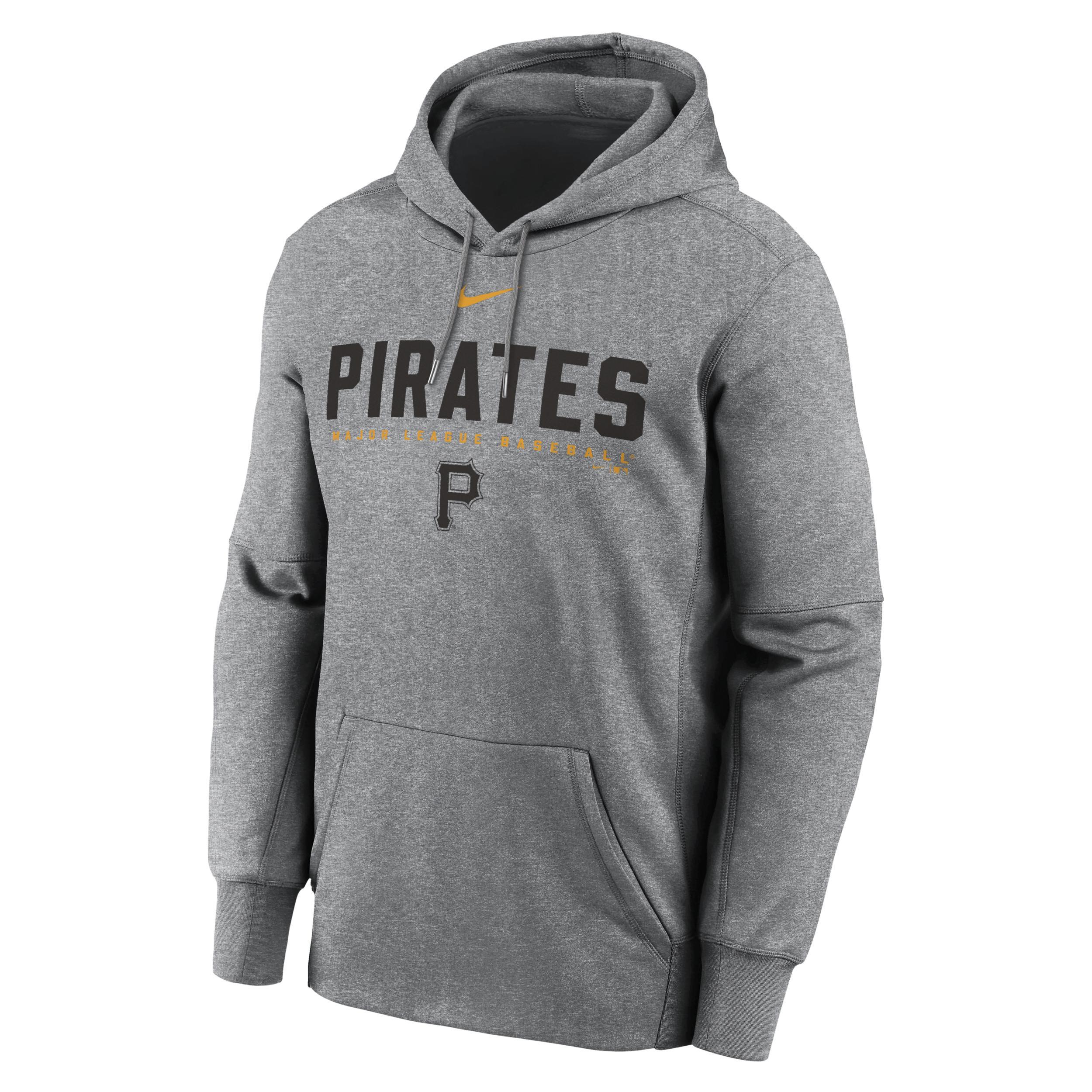 Mens Pittsburgh Pirates Mens Nike Therma MLB Pullover Hoodie Product Image