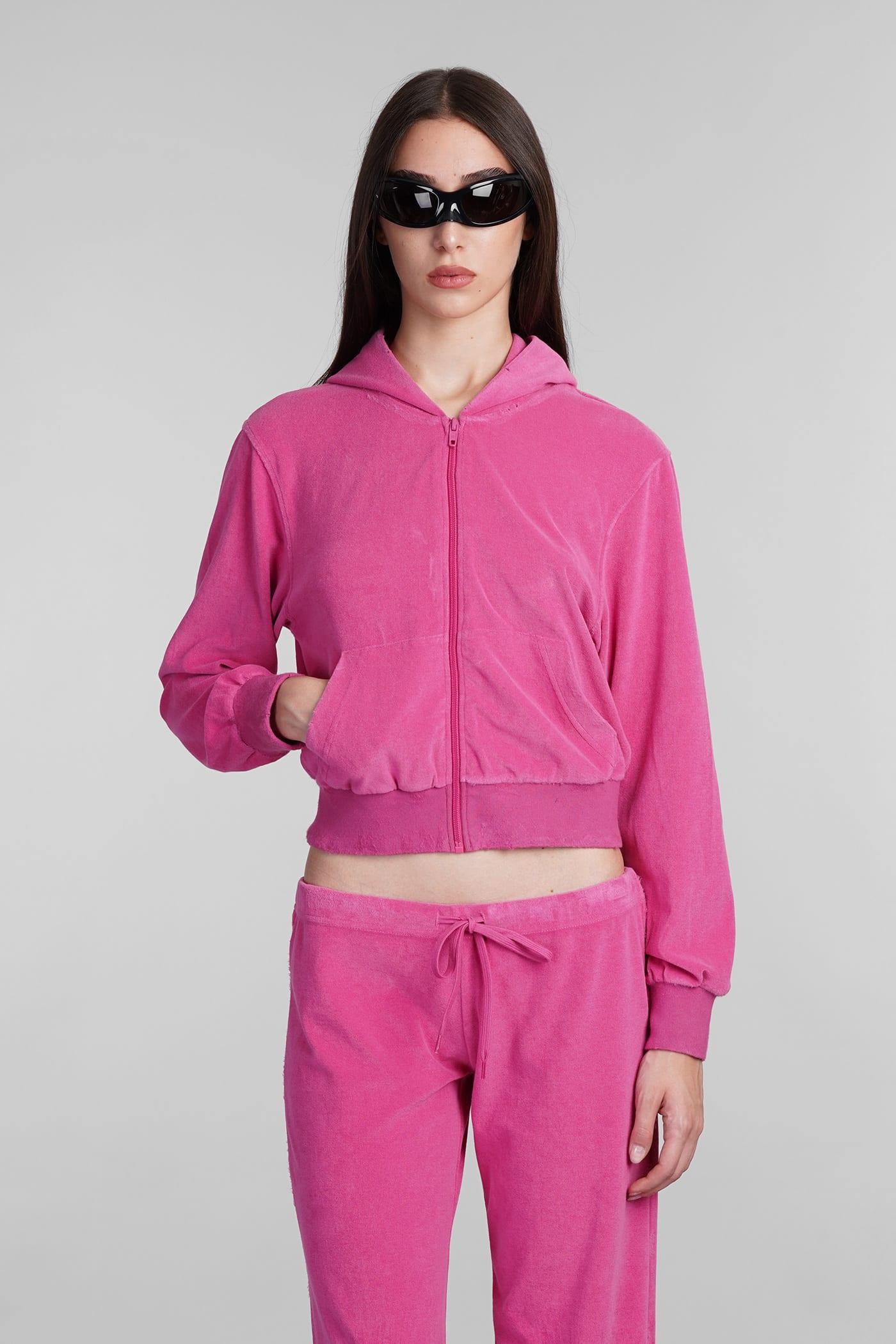 BALENCIAGA Fitted Tracksuit Jacket In Pink Product Image