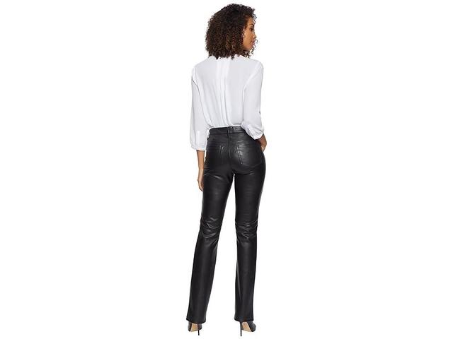 NYDJ Marilyn Faux Leather Straight Leg Pants Product Image