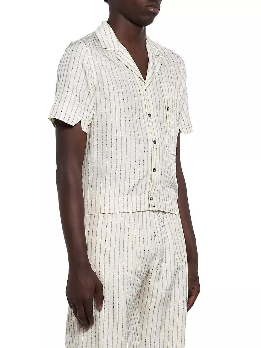 Taye Pinstriped Short-Sleeve Shirt Product Image