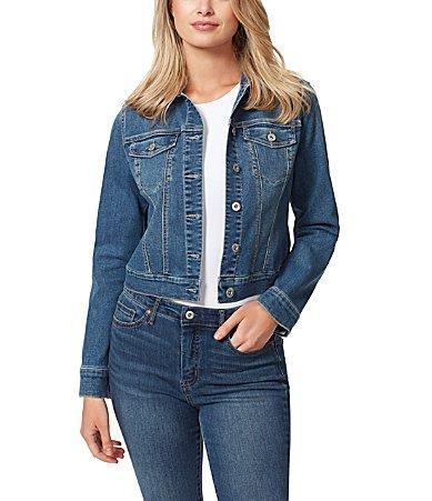 Jessica Simpson Pixie Long Sleeve Classic Denim Jacket Product Image