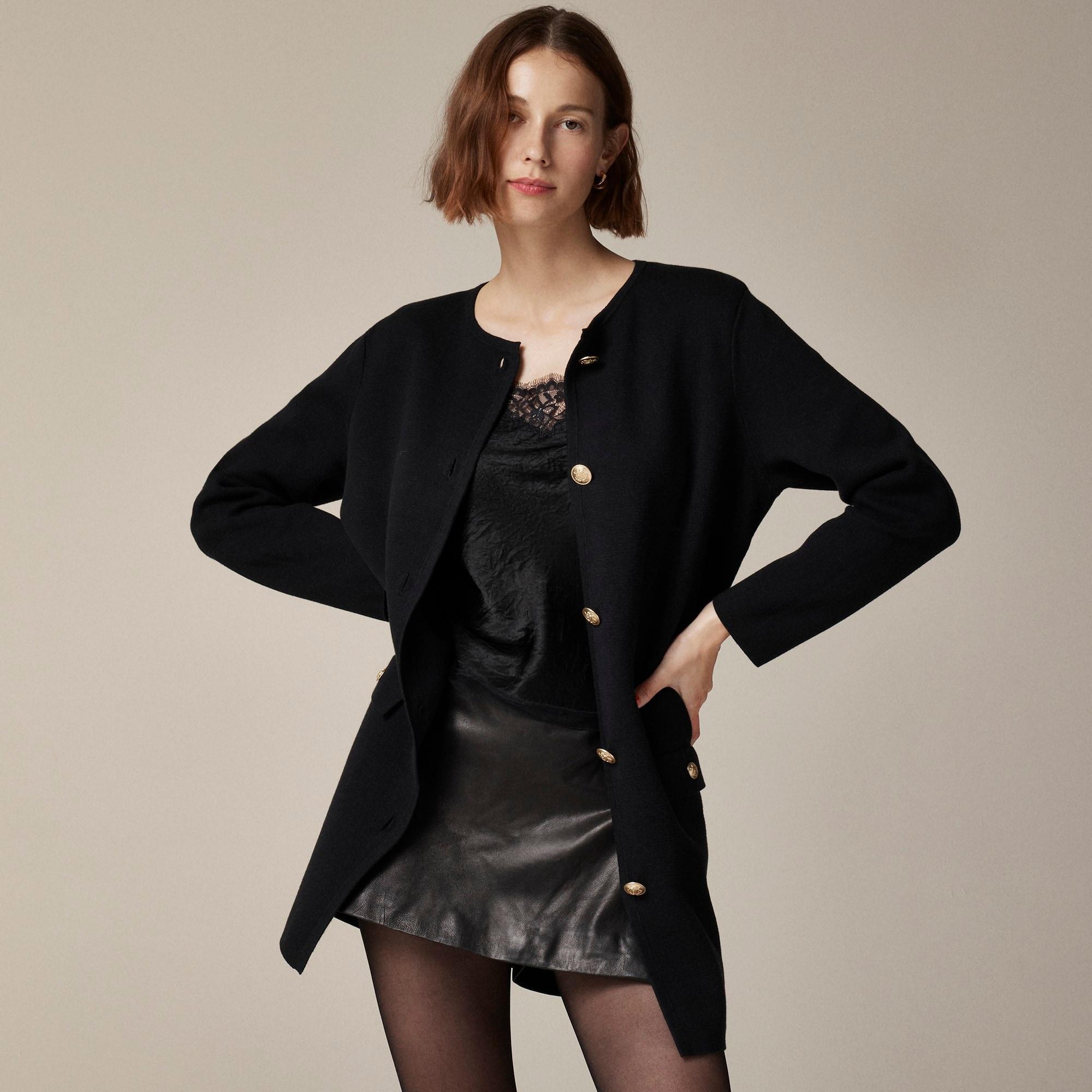 Long Giselle sweater blazer product image