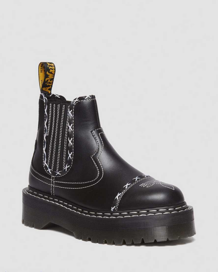 DR MARTENS 2976 Gothic Americana Leather Platform Chelsea Boots product image