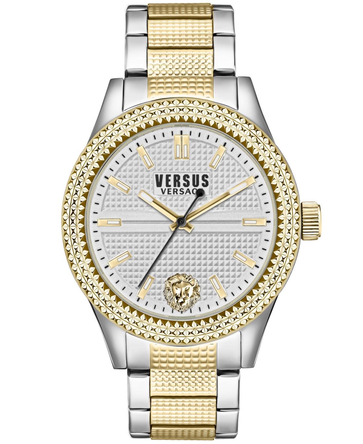 Versus Versace Womens Bayside Three Hand Two-Tone Stainless Steel Watch 38mm - Two-Tone Product Image