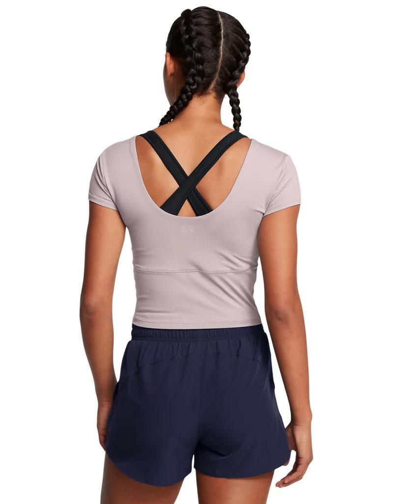 Womens UA Meridian Fitted Short Sleeve Product Image