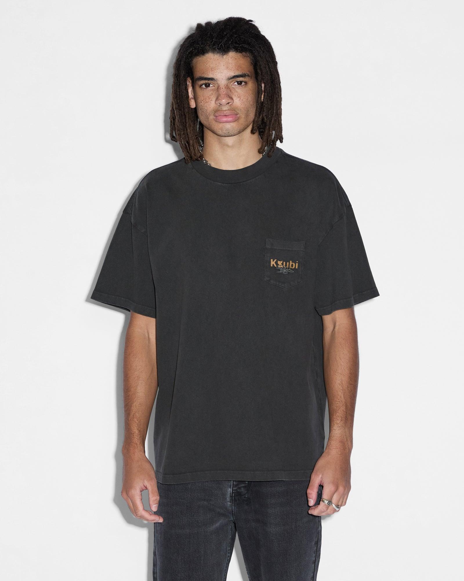 MILLS POCKET SS TEE FADED BLACK Male Product Image