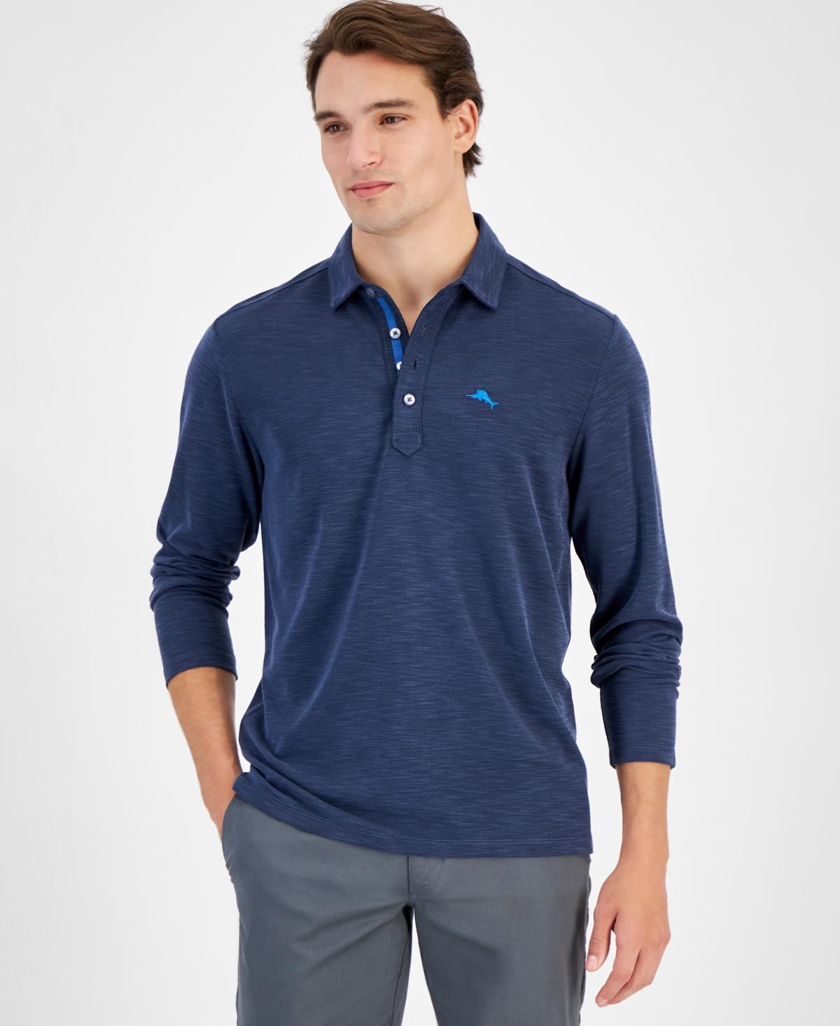 Tommy Bahama Mens Golden Sands Long-Sleeve Polo Shirt Product Image