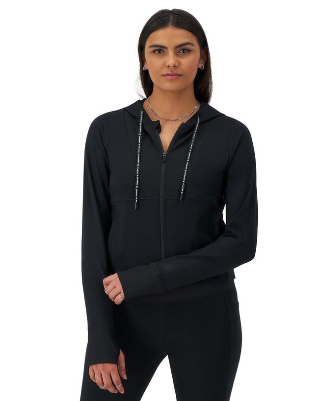 Womens Champion Soft Touch Zip-Up Hoodie Jacket, C Logo Ebony Heather S Product Image