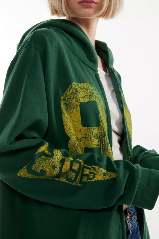 86 Graphic Zip-Up Hoodie Sweatshirt Product Image