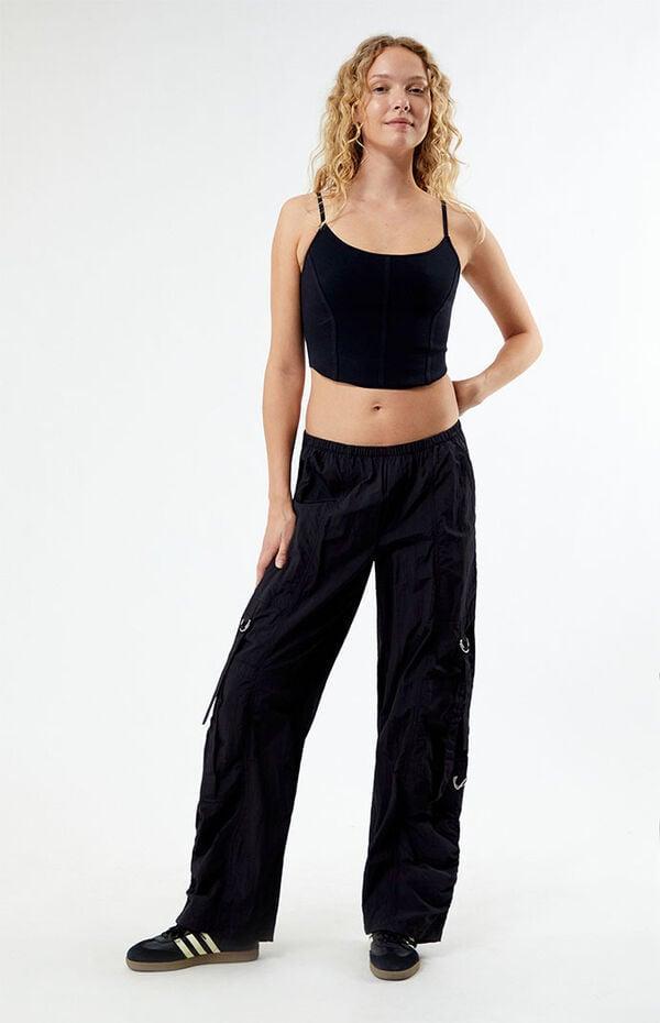 Women's Ruched Low Rise Pull-On Pants Product Image