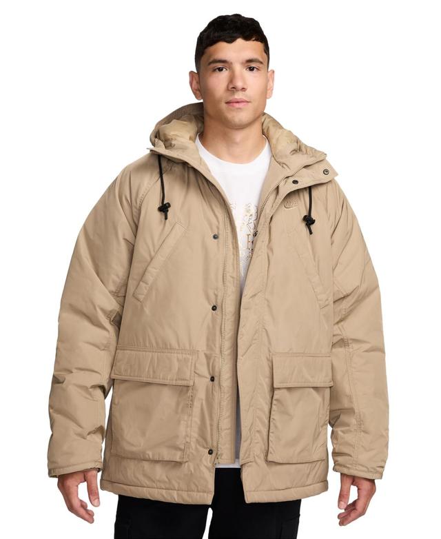 Nike Mens Therma-fit Parka Jacket - Khaki Product Image