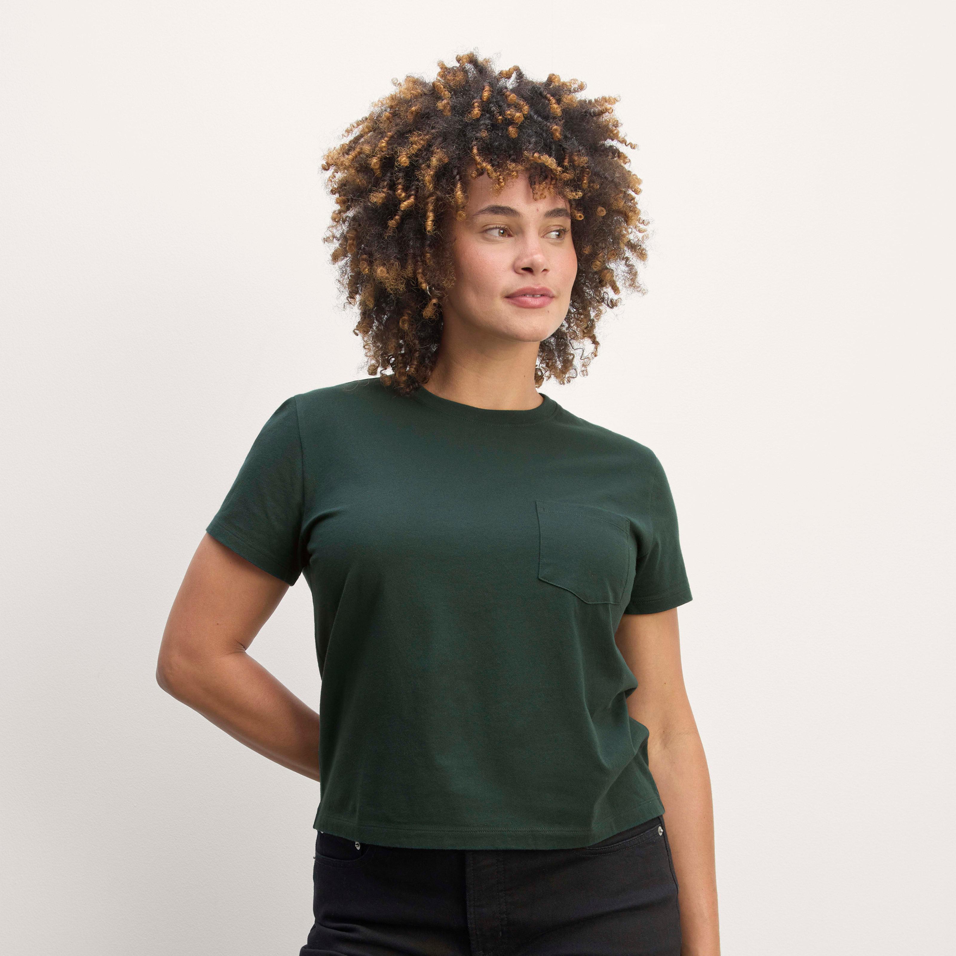 The Box-Cut Tee in Essential Cotton Product Image