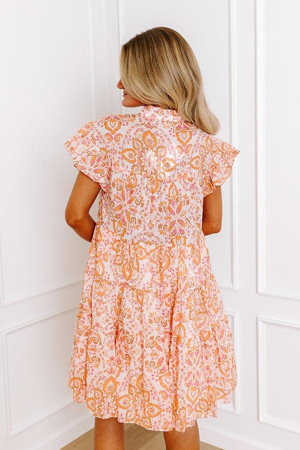 Sunday Mimosas Floral Mini Dress Product Image