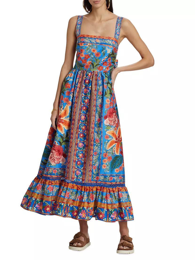 Stitched Garden Tiered Maxi Dress Product Image