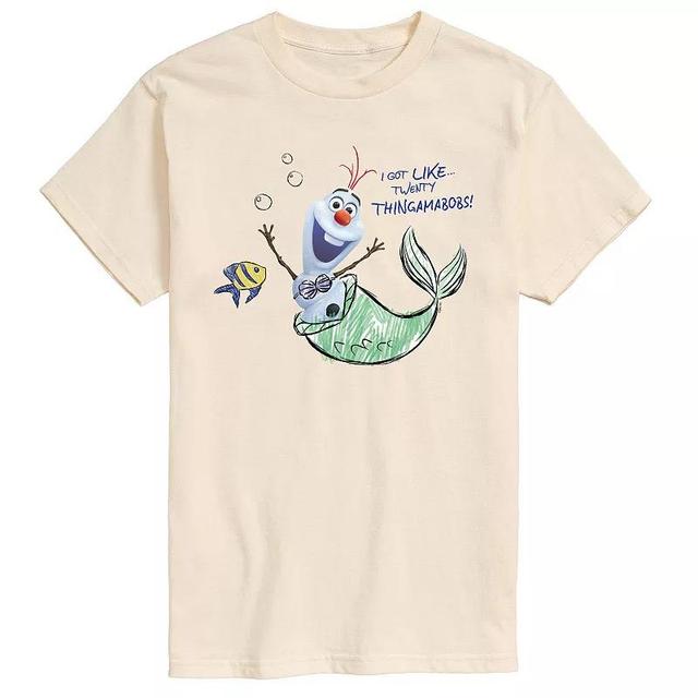 Disneys Frozen Mens Olaf Mermaid Graphic Tee Product Image