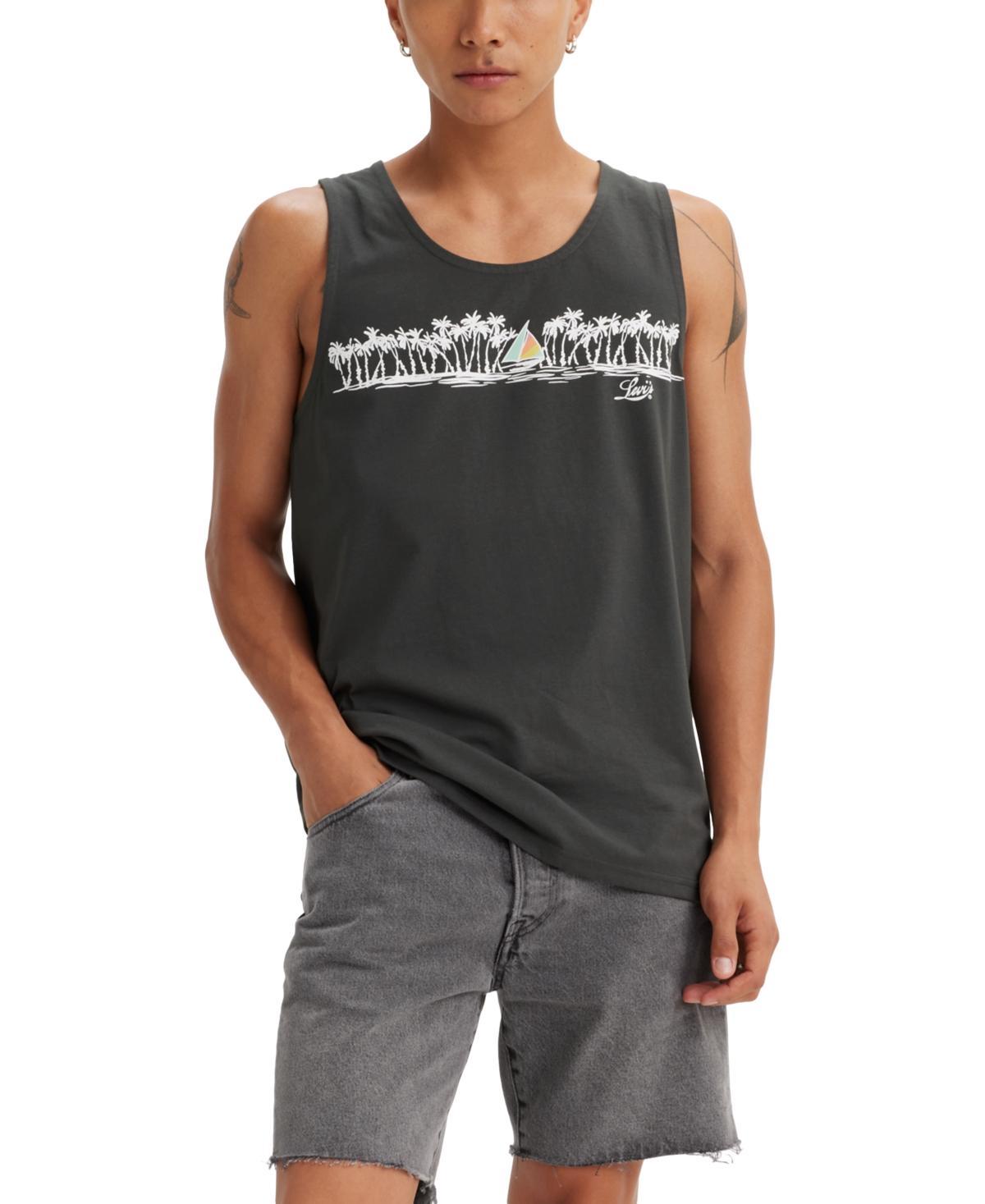 Levis Mens Relaxed-Fit Sailboat Graphic Tank Product Image