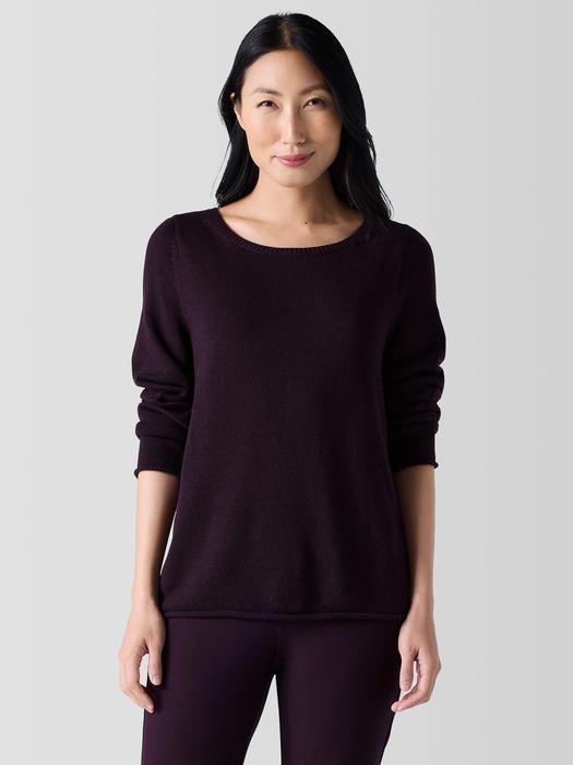 Peruvian Cotton Blend Bateau Neck Top Product Image