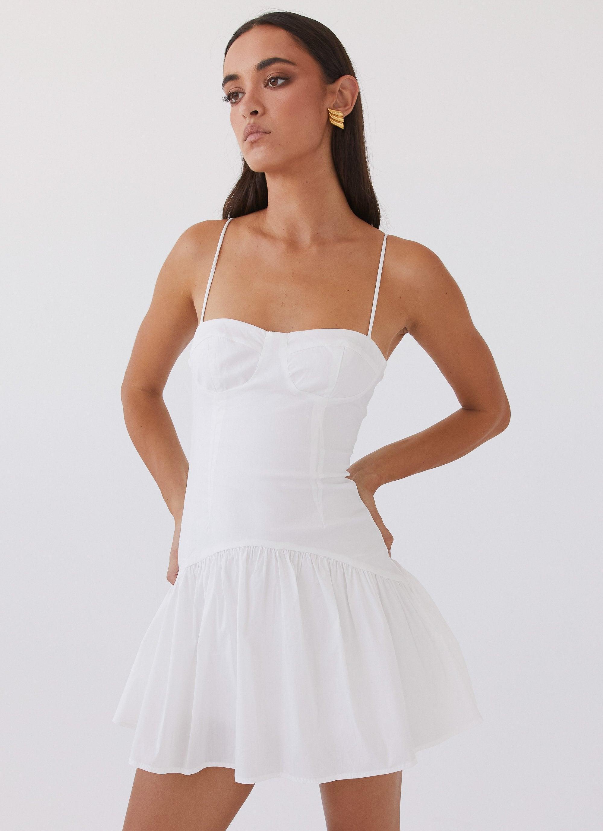 Endless Summer Mini Dress - White Product Image