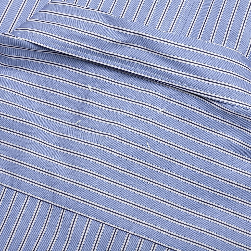 Striped L/S Shirt - Blue Male Product Image